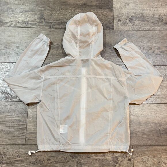 Nike Windrunner Hooded Windbreaker Jacket White - Women's Size XS - Picture 6 of 7